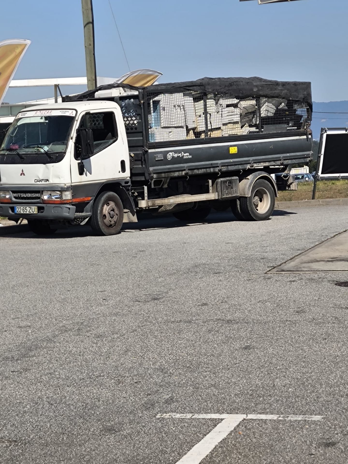 Transporte de resíduos de construção