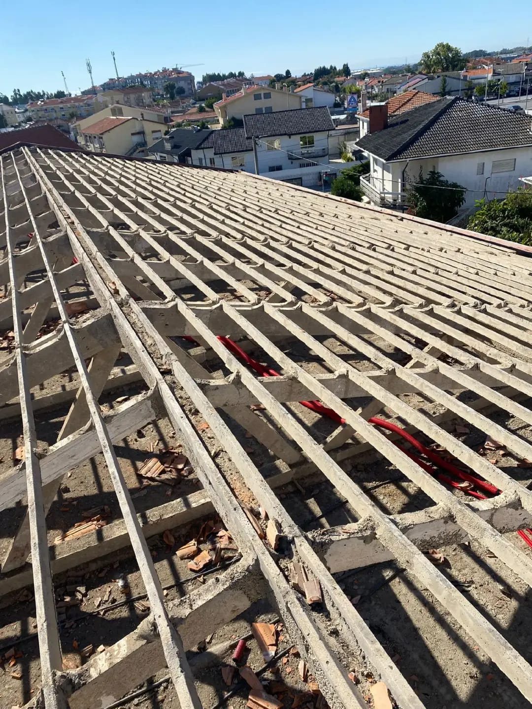 Remoção de cobertura em altura