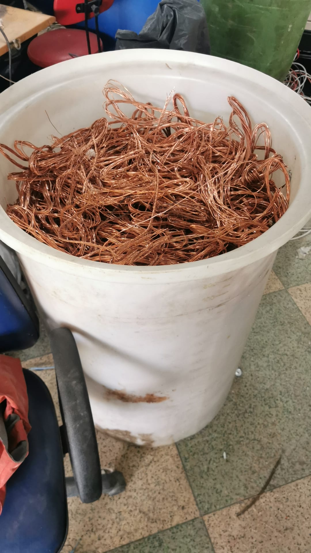 Recuperação de cobre